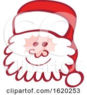 Poster, Art Print Of Jolly Santa Face