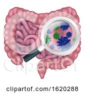 Poster, Art Print Of Gut Bacteria Probiotic Intestine Digestive Flora