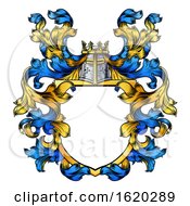 Poster, Art Print Of Coat Of Arms Knight Crest Heraldic Family Shield