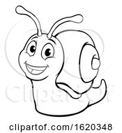 Poster, Art Print Of Snail Cartoon Character
