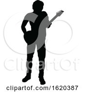 Poster, Art Print Of Musician Guitarist Silhouette