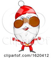 Poster, Art Print Of Cartoon Welcoming Black Santa