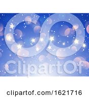 Poster, Art Print Of Christmas Snowflakes And Stars Background