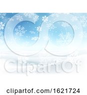 Poster, Art Print Of Snowy Christmas Landscape
