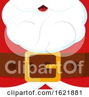 Poster, Art Print Of Closeup Of Santas Christmas Suit And Beard
