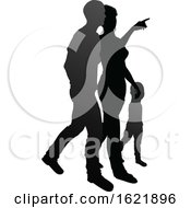 Poster, Art Print Of Family Detailed Silhouette