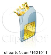 Sim Card King Mobile Phone Cartoon Character