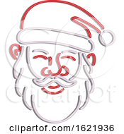 Poster, Art Print Of Santa Claus Neon Sign
