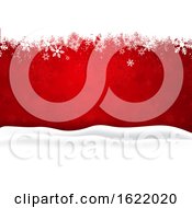 Poster, Art Print Of Christmas Background With Snowflakes