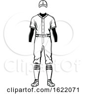 Poster, Art Print Of Black And White Baseball Uniform