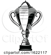 Poster, Art Print Of Black And White Hockey Trophy