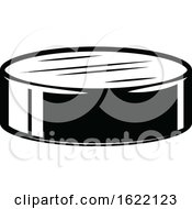 Poster, Art Print Of Black And White Hockey Puck