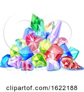 Poster, Art Print Of Pile Of Gemstones