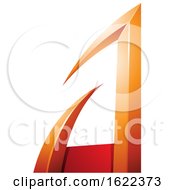 Red And Orange Arrow Shaped Letter A