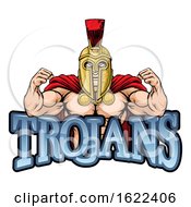 Poster, Art Print Of Trojan Spartan Sports Mascot