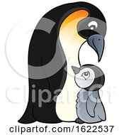 Emperor Penguin And Chick