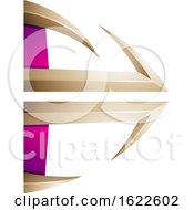 Beige And Magenta Arrow by cidepix