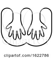 Gloves Or Hands In Letter W by Lal Perera