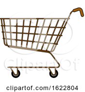 Poster, Art Print Of Brown Shopping Cart