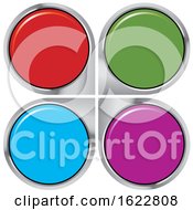 Poster, Art Print Of Colorful Buttons