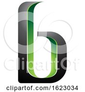 Poster, Art Print Of Green And Black Letter B