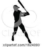 Poster, Art Print Of Baseball Player Silhouette