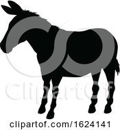 Poster, Art Print Of Donkey Animal Silhouette