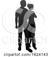 Family Detailed Silhouette by AtStockIllustration