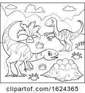 Black And White Dinosaurs
