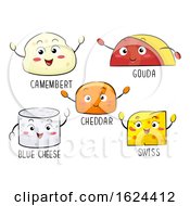 Poster, Art Print Of Mascot Kinds Cheese Illustration