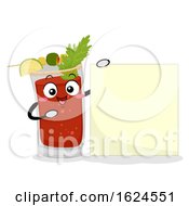 Mascot Canada Caesar Drink Board Illustration