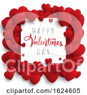 Poster, Art Print Of Valentines Day Background With Hearts Design
