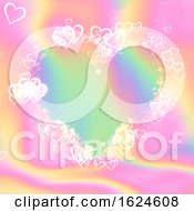 Poster, Art Print Of Hologram Hearts Background