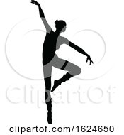Poster, Art Print Of Ballet Dancer Dancing Silhouette