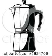 Black And White Coffee Percolator