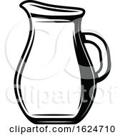 Poster, Art Print Of Black And White Pitcher