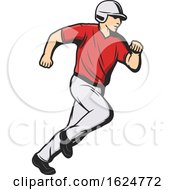 Poster, Art Print Of Baseball Player Running
