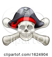Poster, Art Print Of Skull And Cross Bones Pirate