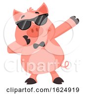 Formal Pig Dancing And Dabbing by Hit Toon