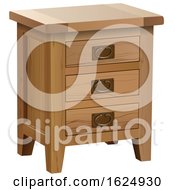 Poster, Art Print Of Wooden Bedside Table