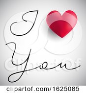 Poster, Art Print Of I Love You Valentines Day Background
