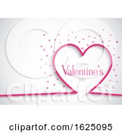 Valentines Day Background With Hearts