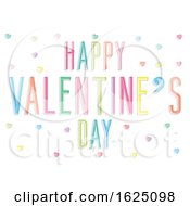 Valentines Day Background With Text Design