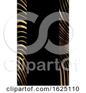 Poster, Art Print Of Business Card With A Modern Warped Striped Design