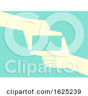 Poster, Art Print Of Hands Finding Right Angle Illustration