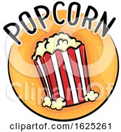 Poster, Art Print Of Icon Popcorn Illustration