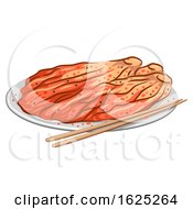 Korean Food Kimchi Illustration
