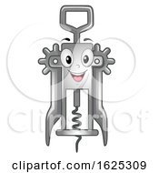 Mascot Wine Opener Illustration