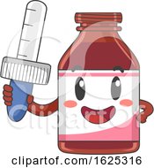 Poster, Art Print Of Mascot Dropper Bottle Syrup Illustration