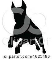 Poster, Art Print Of Silhouetted Dog